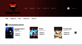 What Mangafreak.online website looked like in 2020 (3 years ago)