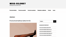 What Miss-silonky.cz website looked like in 2020 (3 years ago)