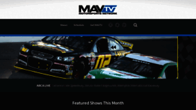 What Mavtv.com website looked like in 2020 (3 years ago)