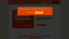 What Mundoconsum.consum.es website looked like in 2020 (3 years ago)
