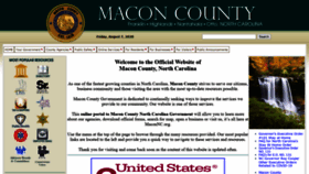 What Maconnc.org website looked like in 2020 (3 years ago)