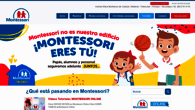 What Montessoriculiacan.com website looked like in 2020 (3 years ago)