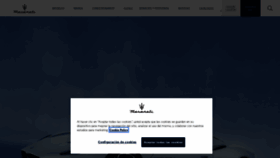 What Maserati.es website looked like in 2020 (3 years ago)