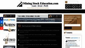 What Miningstockeducation.com website looked like in 2020 (3 years ago)
