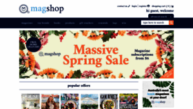 What Magshop.com.au website looked like in 2020 (3 years ago)