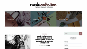 What Modewahnsinn.de website looked like in 2020 (3 years ago)