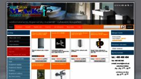 What M-a-k.cz website looked like in 2020 (3 years ago)