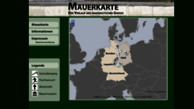 What Mauerkarte.de website looked like in 2020 (3 years ago)