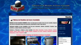 What Muebledeaceroinoxidable.com.mx website looked like in 2020 (3 years ago)