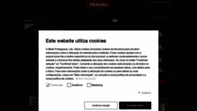 What Miele.pt website looked like in 2020 (3 years ago)