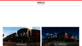 What Molas.lt website looked like in 2020 (3 years ago)