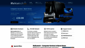 What Malicatech.com website looked like in 2020 (3 years ago)