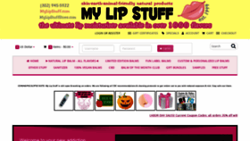 What Mylipstuffstore.com website looked like in 2020 (3 years ago)