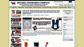What Mitchellinstrument.com website looked like in 2020 (3 years ago)