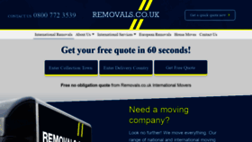 What Movecorp.co.uk website looked like in 2020 (3 years ago)
