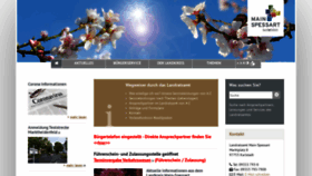 What Main-spessart.de website looked like in 2020 (3 years ago)