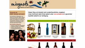 What Miogusto.de website looked like in 2020 (3 years ago)