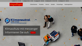 What Messenger.de website looked like in 2020 (3 years ago)
