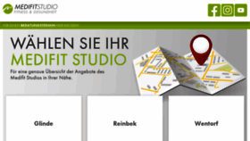 What Medifit-studio.de website looked like in 2020 (3 years ago)