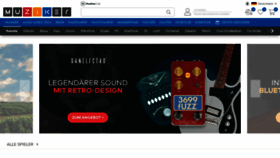 What Muziker.de website looked like in 2020 (3 years ago)