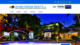 What Miamidreamrealty.com website looked like in 2020 (3 years ago)