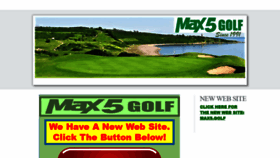 What Max5golf.com website looked like in 2020 (3 years ago)