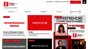 What Metier-entrepreneur.org website looked like in 2020 (3 years ago)