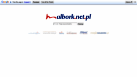 What Malbork.net.pl website looked like in 2020 (3 years ago)