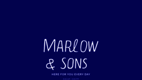 What Marlowandsons.com website looked like in 2020 (3 years ago)