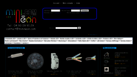 What Minineon.com website looked like in 2020 (3 years ago)