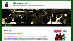 What Mevlana.com website looked like in 2020 (3 years ago)