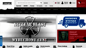 What Mystic.pl website looked like in 2020 (3 years ago)