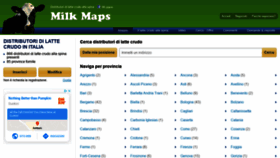 What Milkmaps.com website looked like in 2020 (3 years ago)