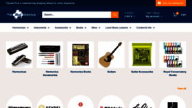 What Musicianswebstore.com website looked like in 2020 (3 years ago)