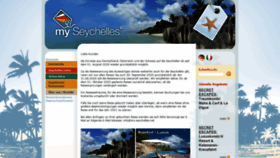 What My-seychelles.net website looked like in 2020 (3 years ago)