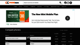 What Morecellphone.com website looked like in 2020 (3 years ago)