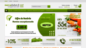 What Mercadiabet.fr website looked like in 2020 (3 years ago)