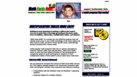 What Mathfactsnow.com website looked like in 2020 (3 years ago)