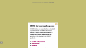 What Mntc.edu website looked like in 2020 (3 years ago)