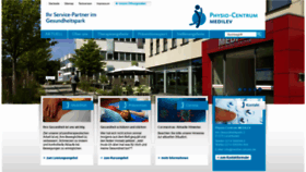 What Medilev-physio.de website looked like in 2020 (3 years ago)