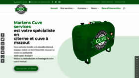 What Martens-cuve-services.be website looked like in 2020 (3 years ago)