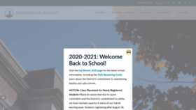 What Mamkschools.org website looked like in 2020 (3 years ago)