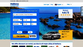 What Mallorcacar.com website looked like in 2020 (3 years ago)