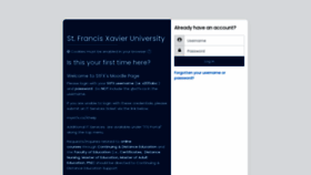 What Moodle.stfx.ca website looked like in 2020 (3 years ago)