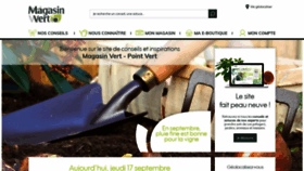 What Magasin-point-vert.fr website looked like in 2020 (3 years ago)