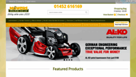 What Mowers-online.co.uk website looked like in 2020 (3 years ago)