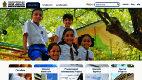 What Moe.gov.lk website looked like in 2020 (3 years ago)