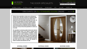 What Modern-doors.co.uk website looked like in 2020 (3 years ago)
