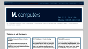 What Mlcomputers.fr website looked like in 2020 (3 years ago)