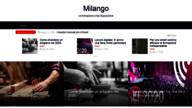 What Milango.it website looked like in 2020 (3 years ago)